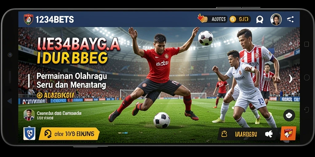 Tampilan gameplay menarik dalam 1234BETS yang penuh aksi olahraga.