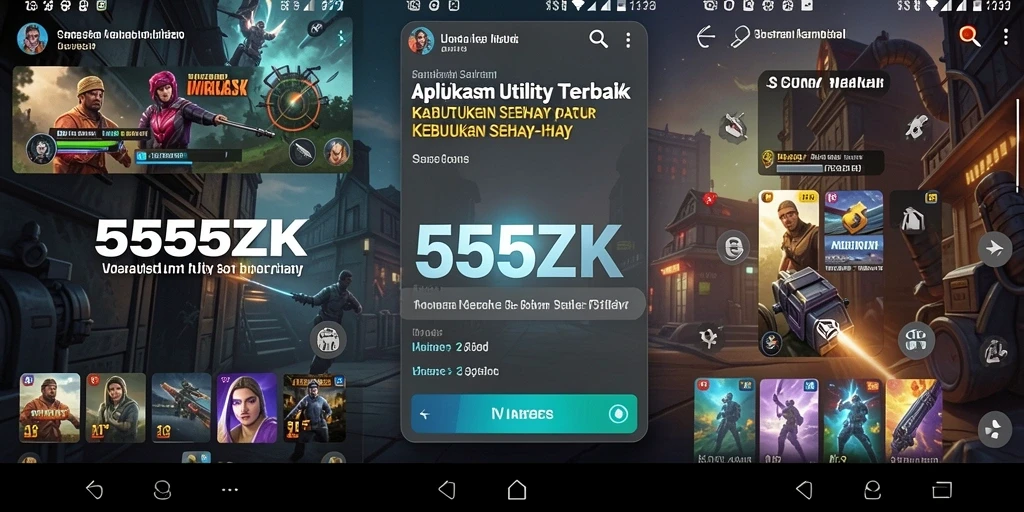Tampilan antarmuka dan fitur unggulan 555ZK untuk mempermudah aktivitas.