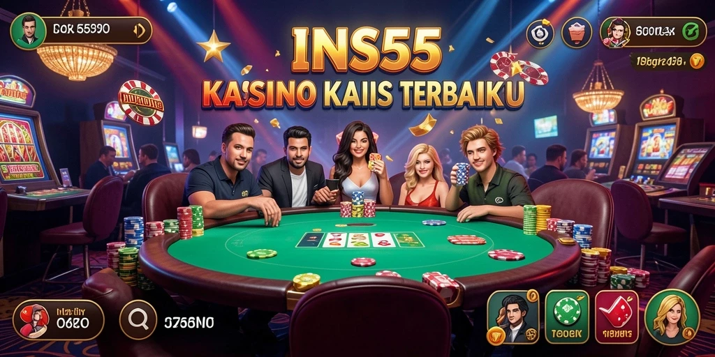 Tampilan gameplay menarik dari INS55 di kasino online.