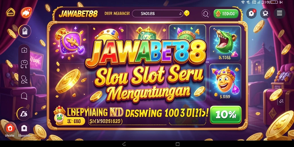 Tampilan gameplay JAWABET88 yang menakjubkan dengan fitur slot menarik.