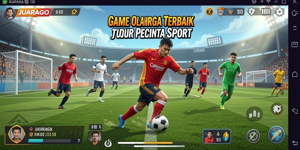 Tampilan gameplay JUARAGO yang menegangkan dan penuh aksi.