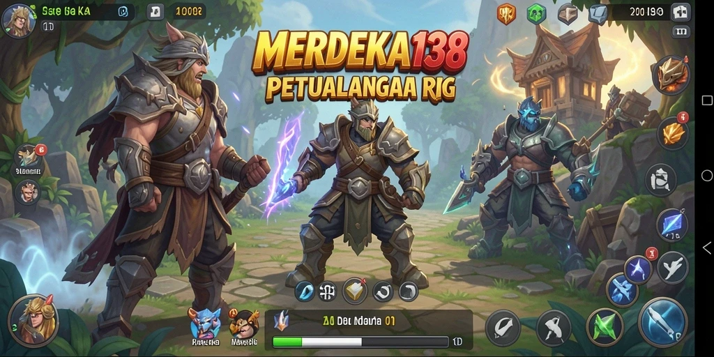 Tampilan gameplay seru dari MERDEKA138 yang penuh aksi.