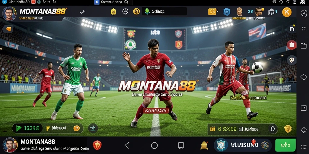Screenshot <strong>MONTANA88</strong> menampilkan aksi seru dalam permainan olahraga.