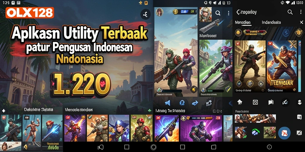 Screenshot OLX128 menunjukkan tampilan antarmuka pengguna yang ramah.
