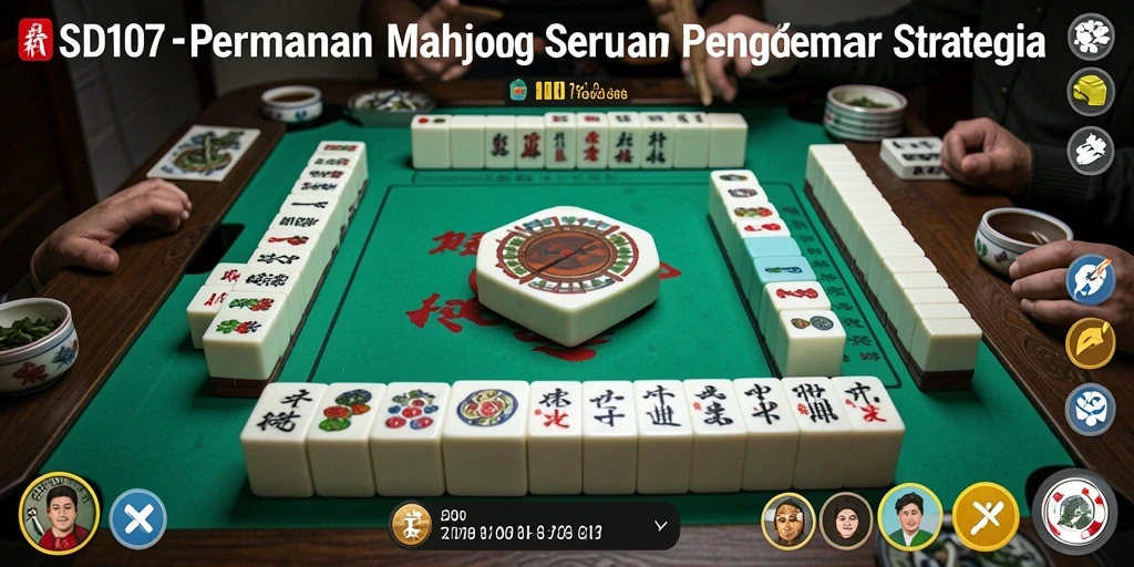 Gameplay menarik SD107 yang memikat para pemain Mahjong.