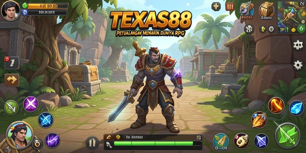 Tampilan gameplay RPG TEXAS88 yang menarik dan menantang.
